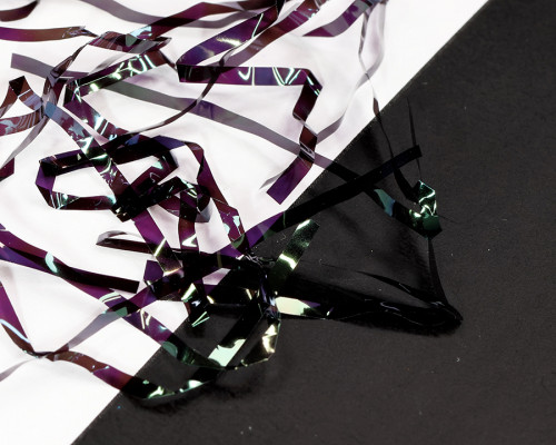 Perdigon Strips, 1.5 mm, Black Peacock Pearl / 96